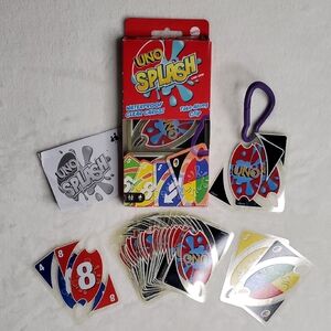 UNO Splash WATERPROOF Card Game Take-Along Clip Beach Pool